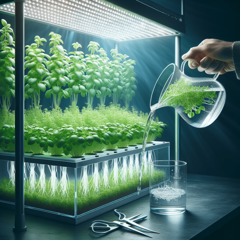 How to water hydroponic herbs correctly