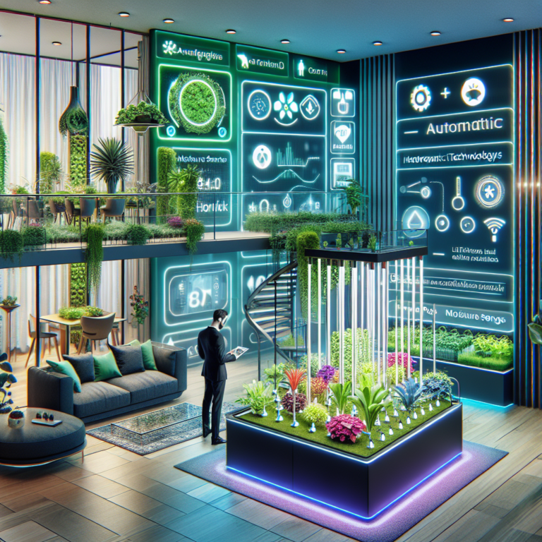 Smart technology in apartment hydroponic kits